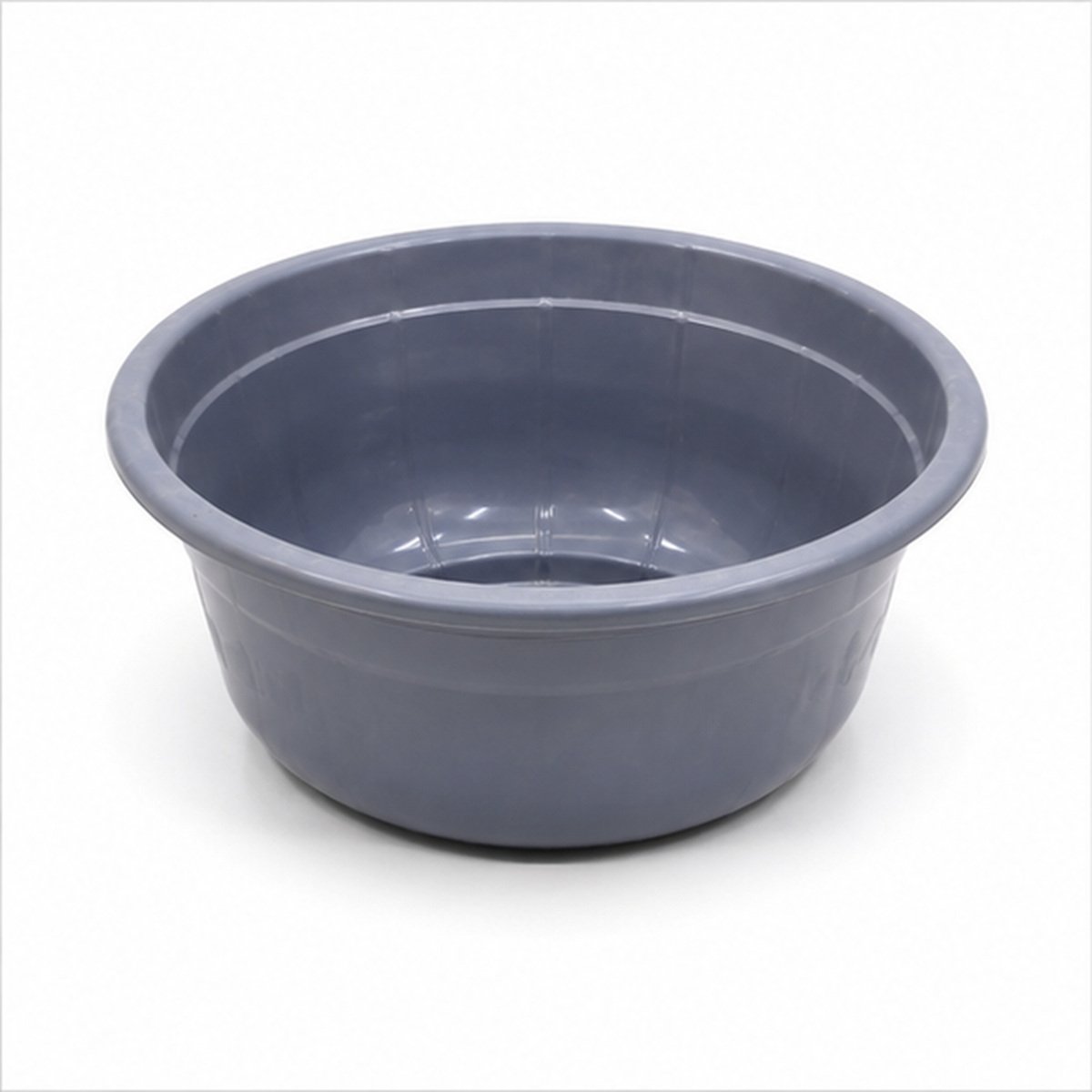 Grey Round Plastic Wash Basin - Image 3