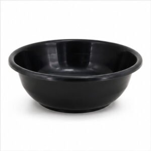 Black Round Plastic Multipurpose Basin