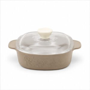 Square Casserole Serving Bowl with Lid