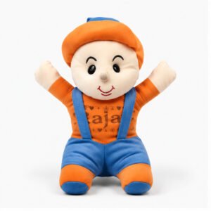 Orange Cap Boy Plush Toy
