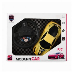 Yellow Mini Remote Control Sports Car