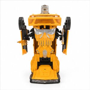 Yellow Transforming Robot Toy