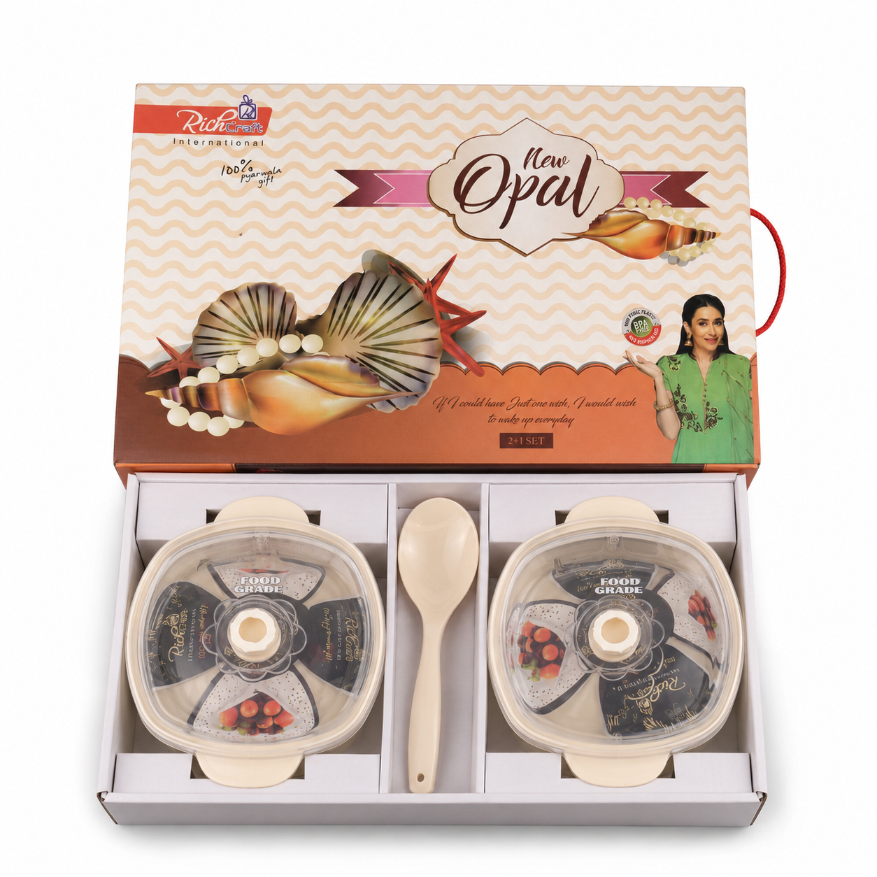 New Opal 3-Piece Insulated Casserole Serving Set - Image 2