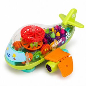 Colorful Gear Airplane Toy Set