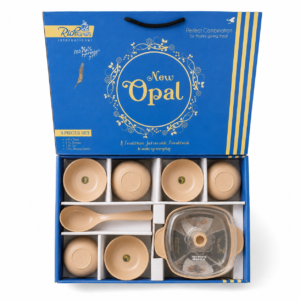 New Opal 9-Piece Bowl & Casserole Serving Set