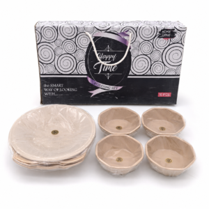 Happy Time 10-Piece Pudding & Dessert Set - Beige