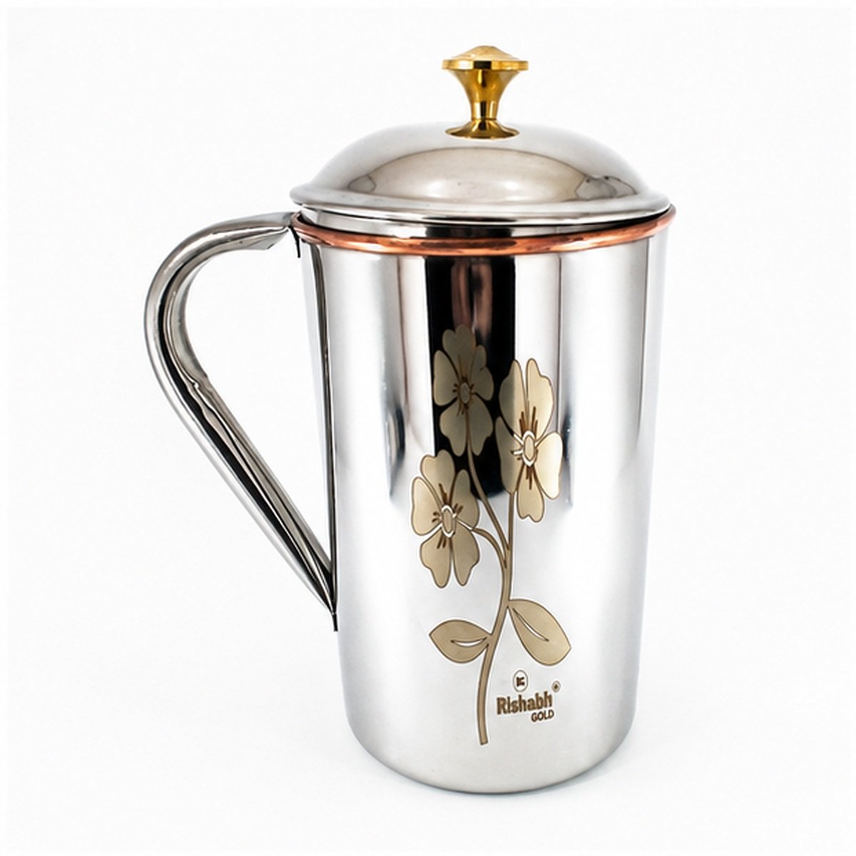 Rishabh Gold 2 L Steel, Copper Water Jug
