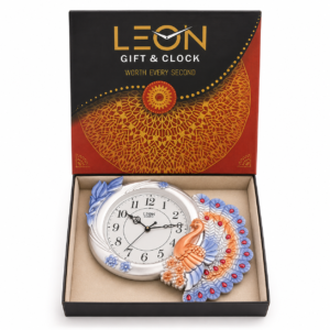 LEON Peacock Decorative Wall Clock