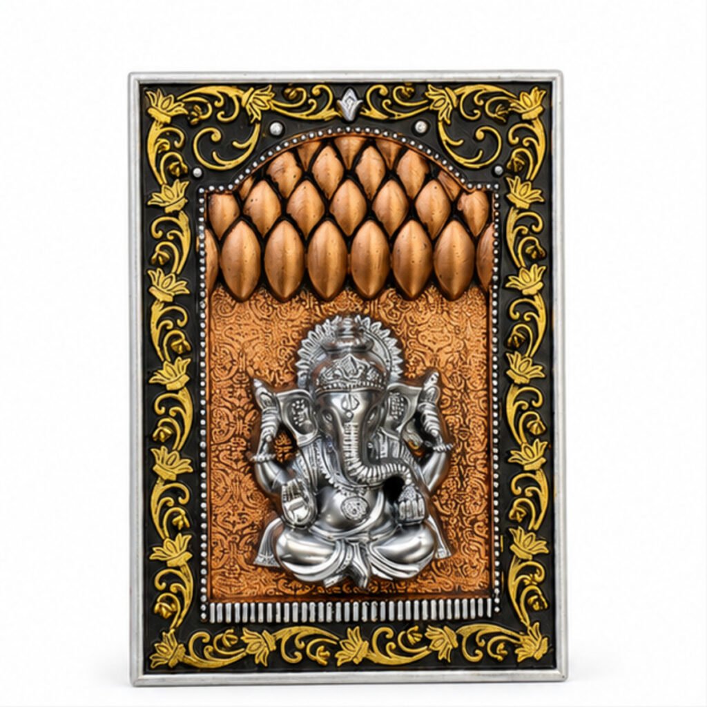 Antique Ganesha Wall Hanging Decorative Frame