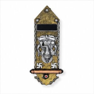 Antique Ganesha Wall Key Holder Frame