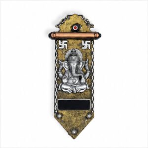 Antique Ganesha Wall Key Holder Frame