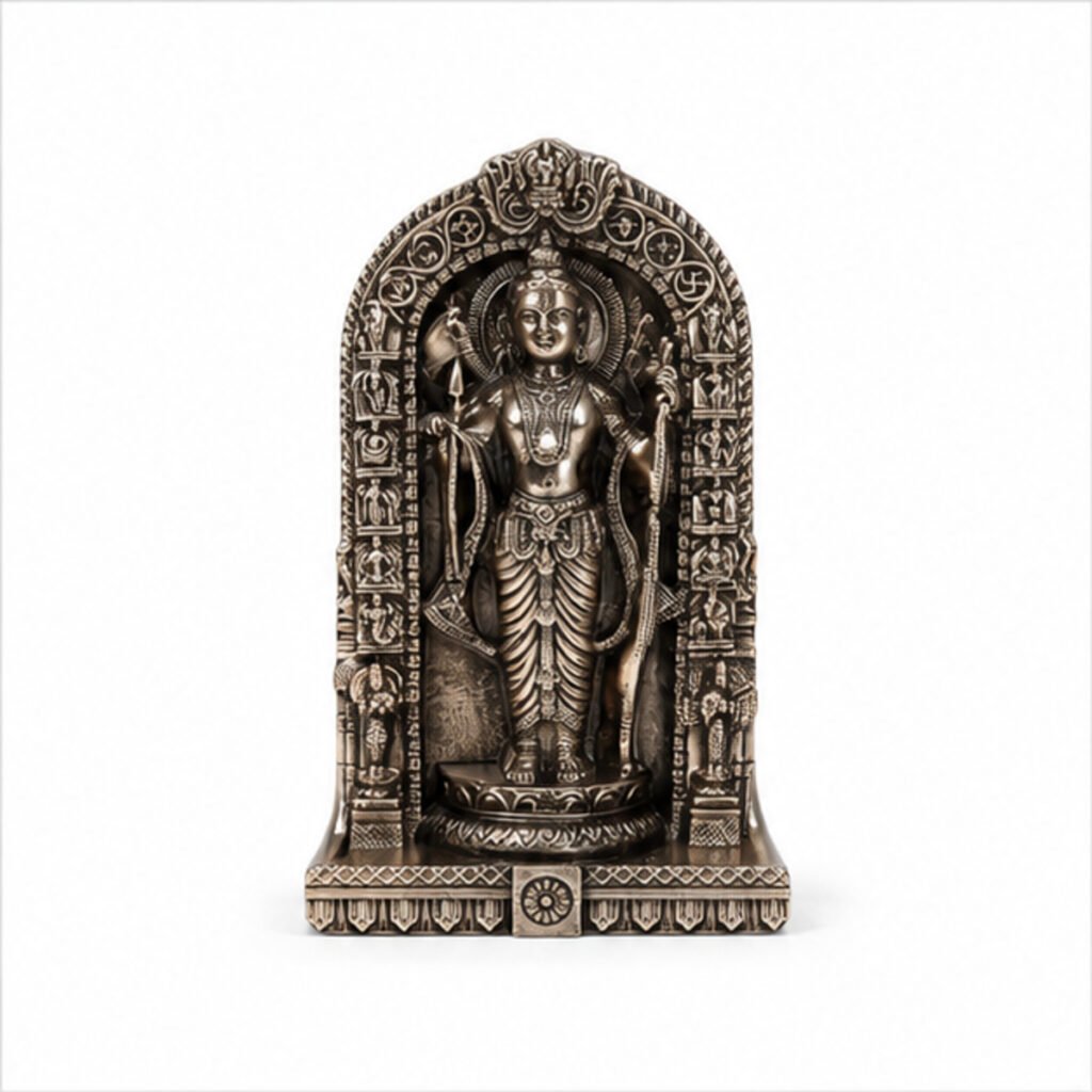 Silver Temple Arch Divine Decorative Frame