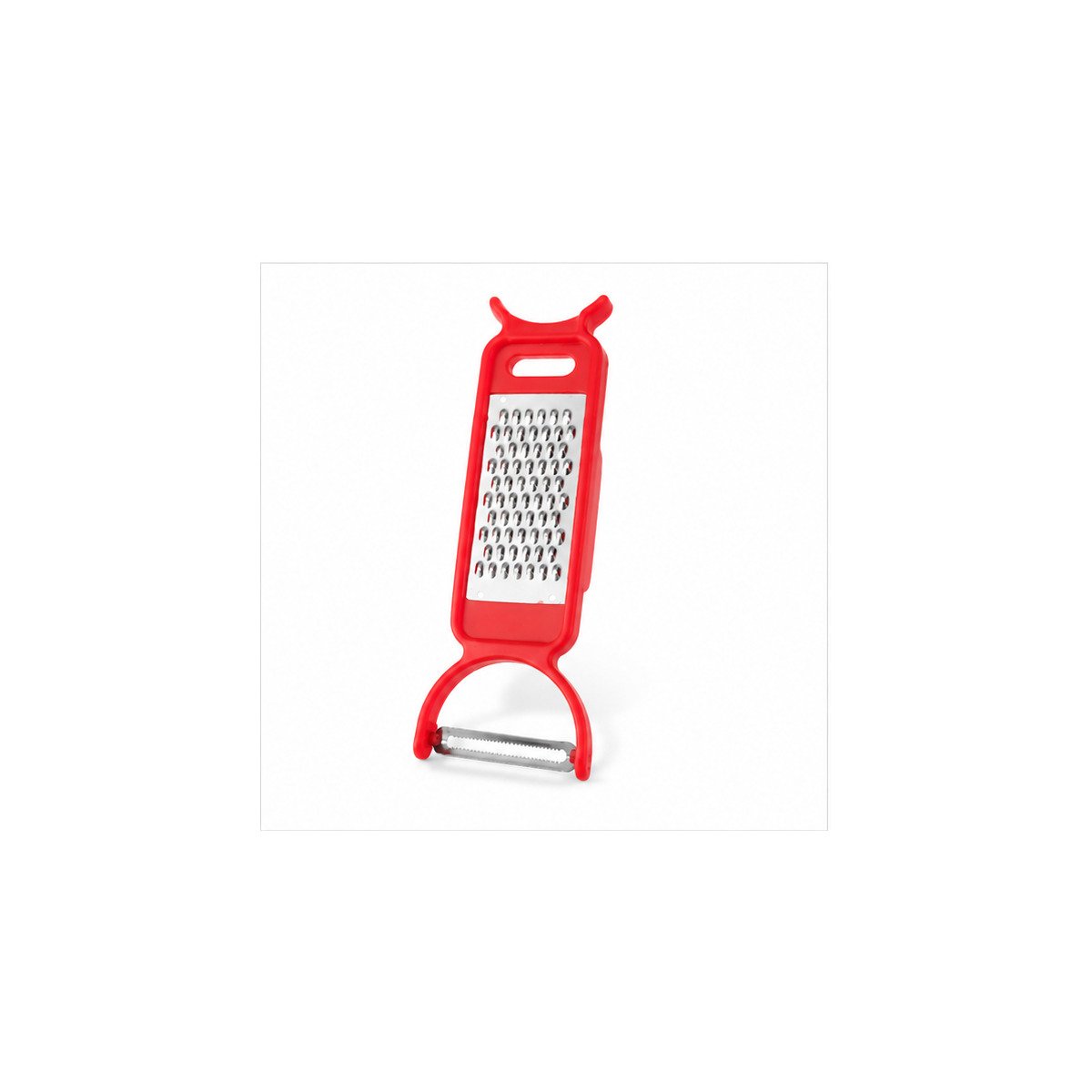 Multipurpose Red Hand Grater and Slicer - Image 2