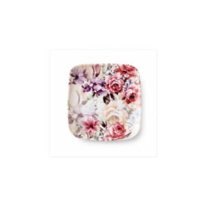 Floral Rectangular Serving Tray