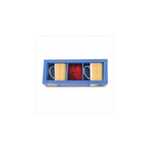 Blue Boxed Mug Pair Set