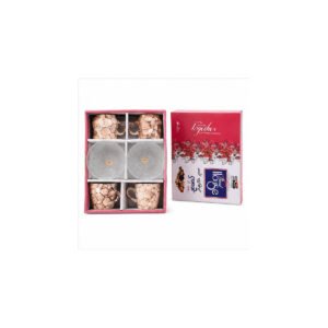 6 Pcs Cup Set with Plates