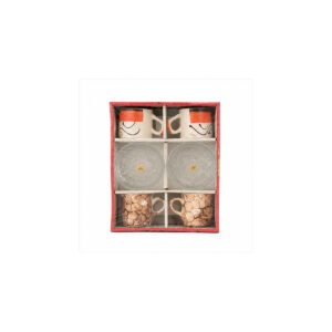 6 Pcs Cup Set with Plates