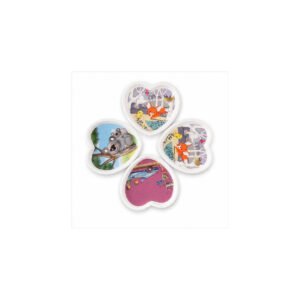 Floral Heart Desgin Snack Serving Bowl Set of 4