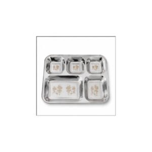 Stainless Steel Compartment Dinner Set