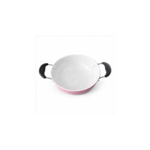 White Non-Stick Kadai with Handles