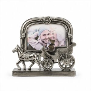 Silver Royal Carriage Decorative Photo Frame