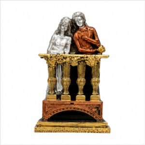 Antique Couple Balcony Decorative Table Frame
