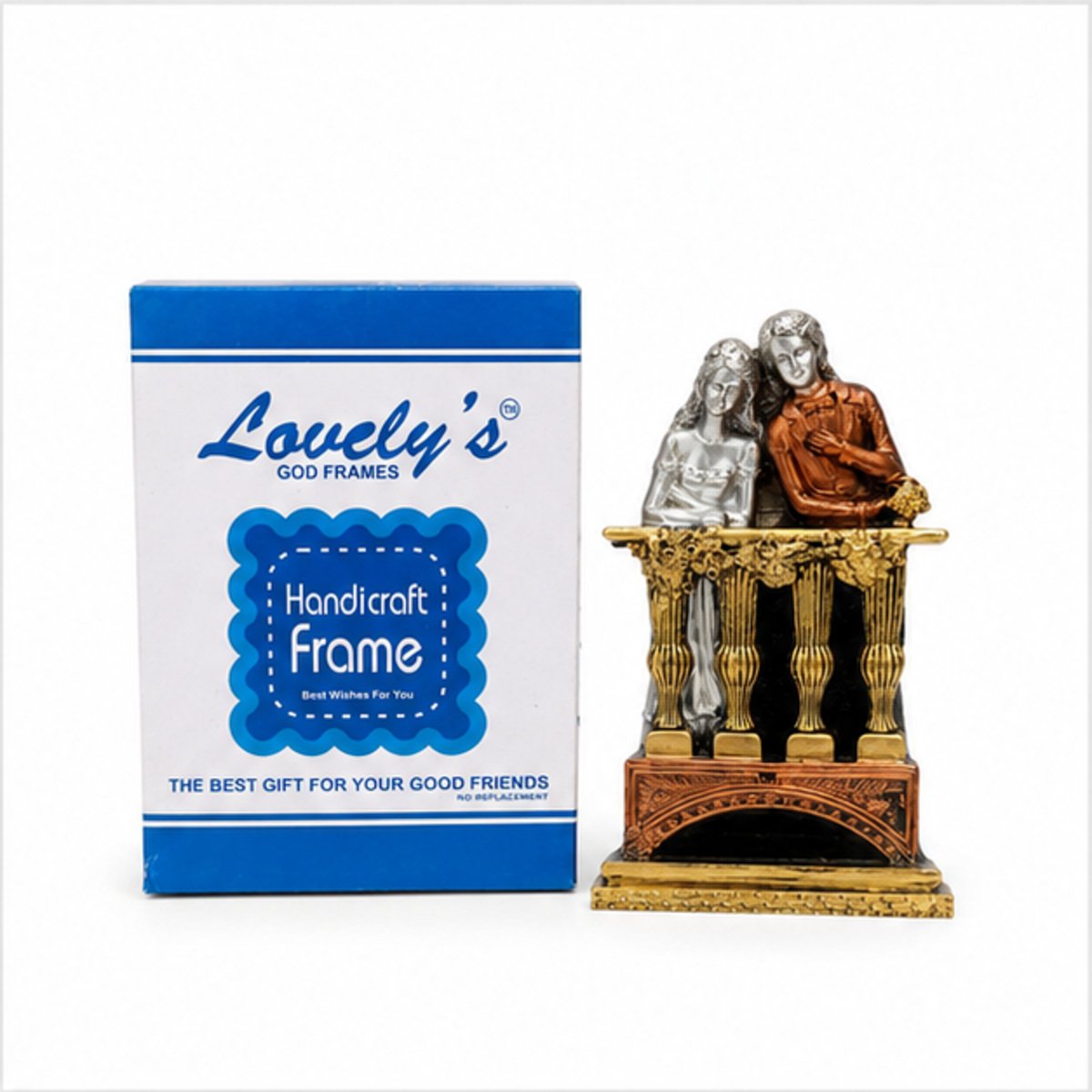 Antique Couple Balcony Decorative Table Frame - Image 2