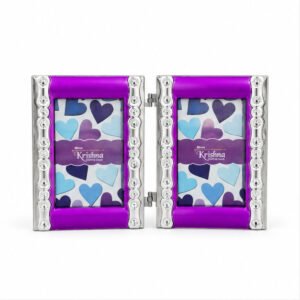 Silver Guitar & Heart Love Photo Frame