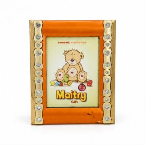 Orange Golden Teddy Single Photo Frame