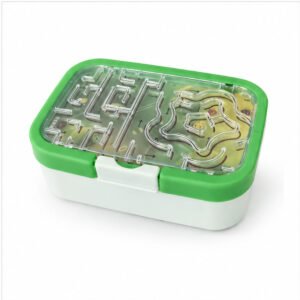 ViyoKart Mint Green Maze Compartment Lunch Box Set